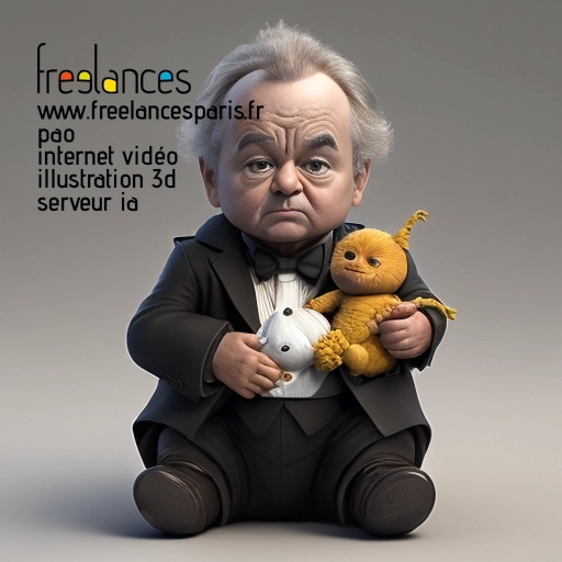 Pao mise en page internet vidéo illustration 3d serveur image IA générative AI freelance paris studio de création magazines 95GD5RE1